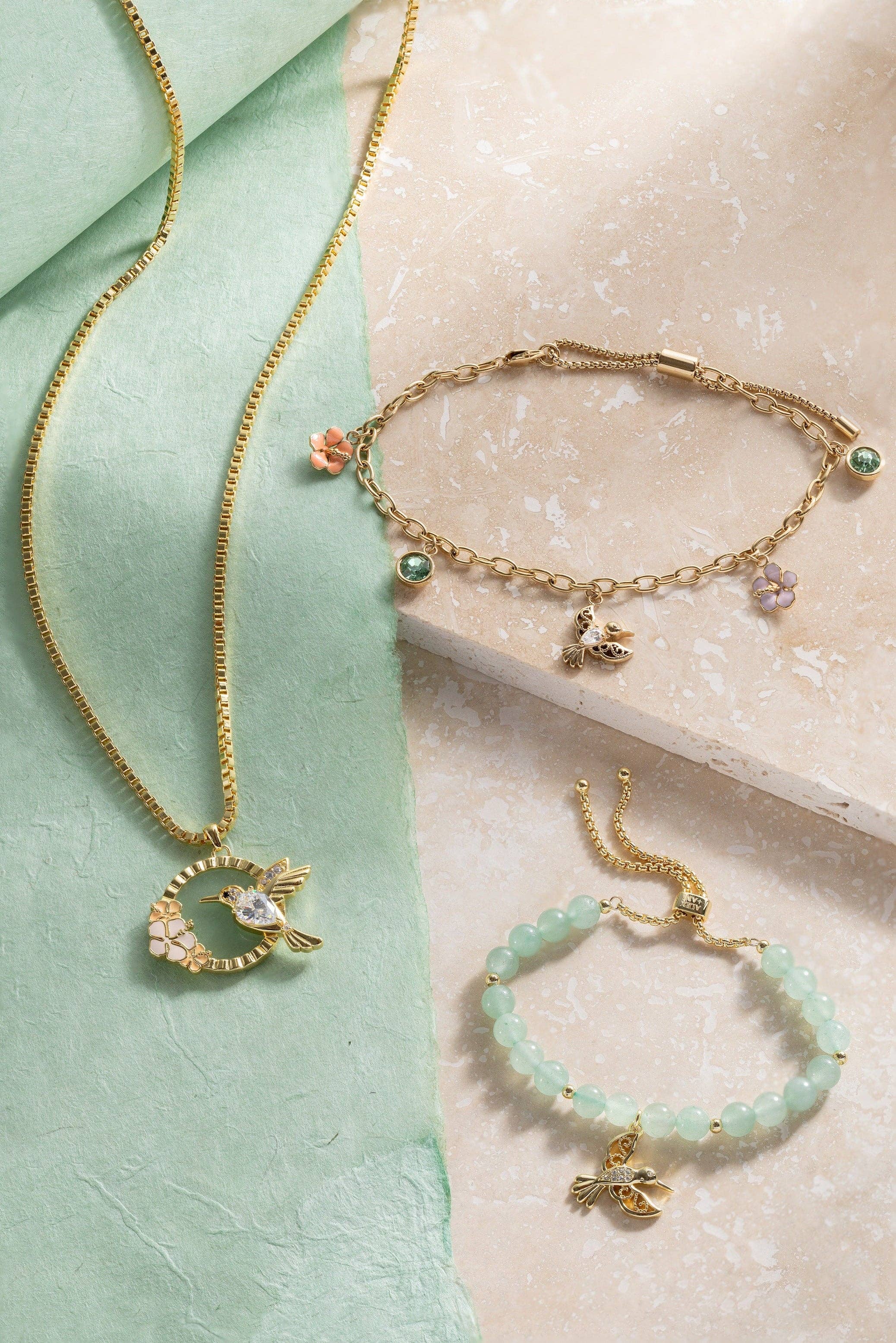 Alex and Ani - Wholesale Charm/Dangle Bracelet - Hummingbird Gemstone Bolo Bracelet5