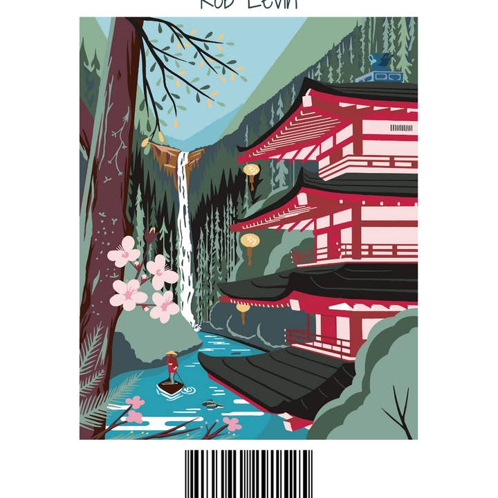 Winnie's Picks - Wholesale DIY Craft Kit - Pagoda in the nature - DIY Paint by Numbers Kit