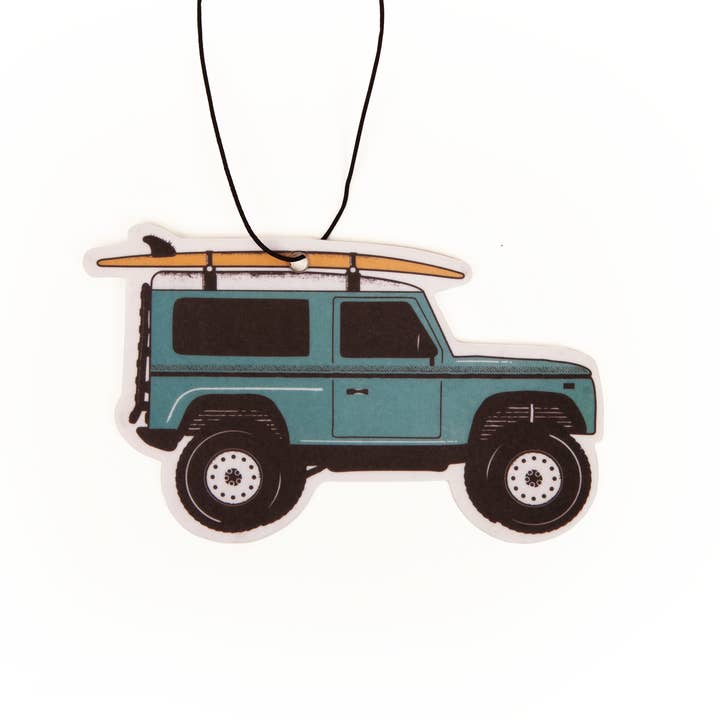 Fresh Fresheners - Wholesale Car Freshener - Unisex - Defender with Surfboard Air Freshener Pack of 12