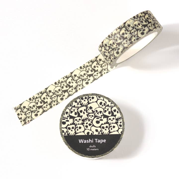 Ruban Washi à motif de crâne pour la vente par RippleSplash Studio