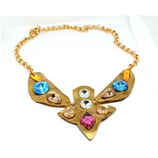 Halskette Angle Wings, mehrfarbig für den Großhandel von Thomas Ayers Jewellery