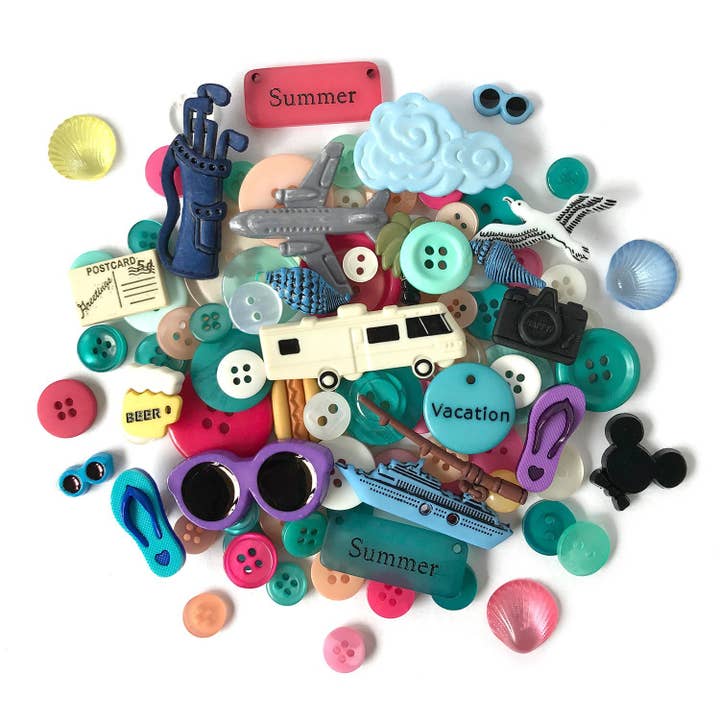 Summer Vacation for wholesale by Buttons Galore & More