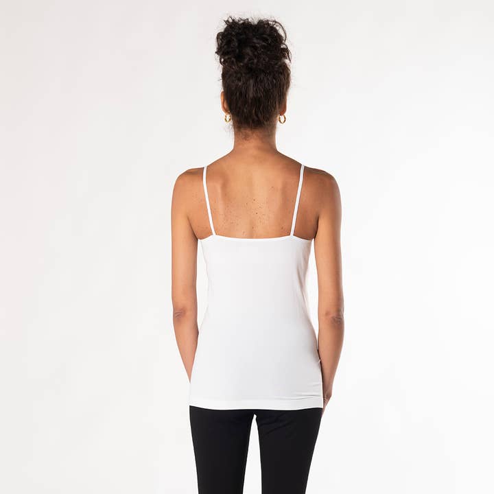 Hvid Essential Bamboo Cami - Hvid for engroshandel på Faire2