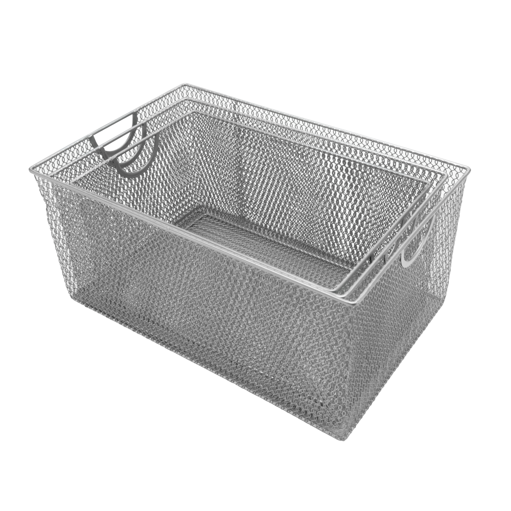 YBM HOME INC. - Wholesale Storage Bin - Mesh Open Storage Basket, 3 Sizes1