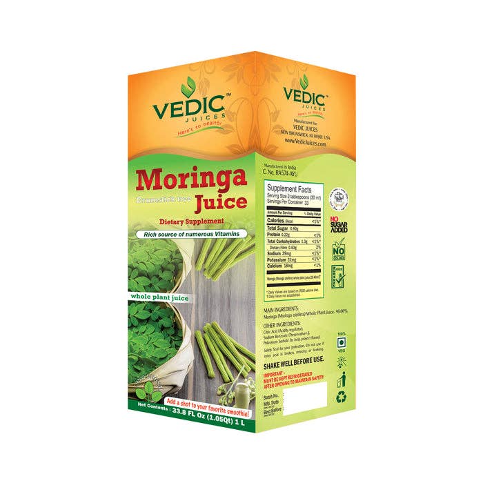 Vedic Juices - Vendita all'ingrosso Succo/bevanda salutare - Succo Vedico di Moringa