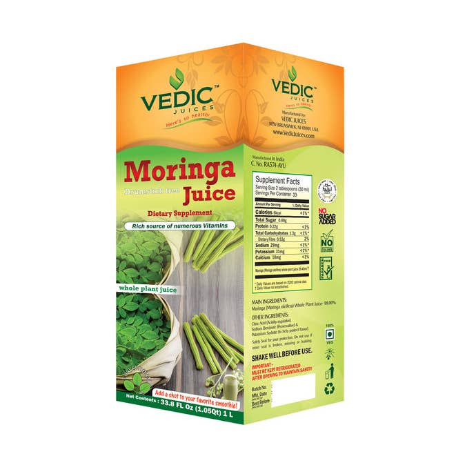 Vedic Juices - Wholesale Wellness Juice/Tonic - Vedic Moringa Juice0