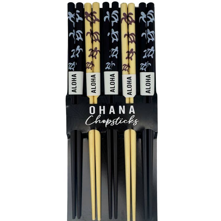 Reusable Bamboo Chopsticks "Honu" (5 Pairs) Turtles and other Purchase Wholesale reusable chopsticks. Free Returns & Net 60 Terms on Faire trending on Faire.