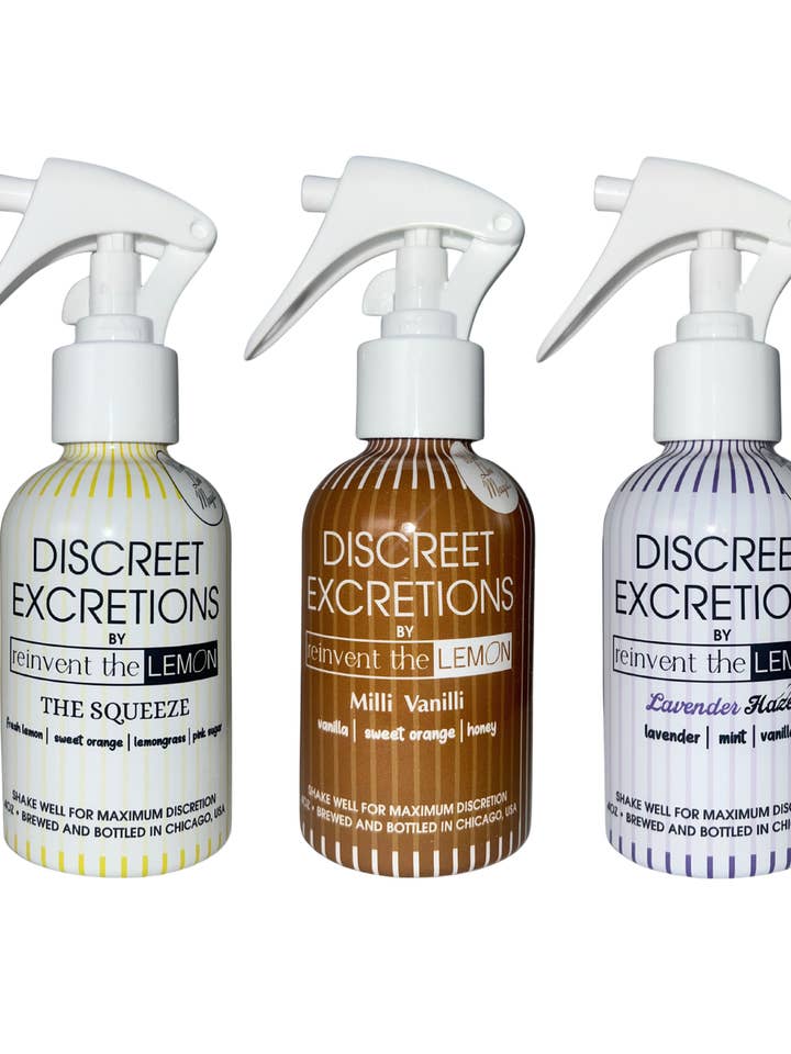 Discreet Excretions Toilet Spray | The OG's Bundle for wholesale by Reinvent the Lemon