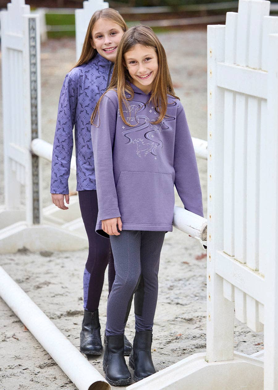Kerrits - Wholesale Athletic Top - Kids - Kids First Level Quarter Zip Stretch Fleece Tech Top3