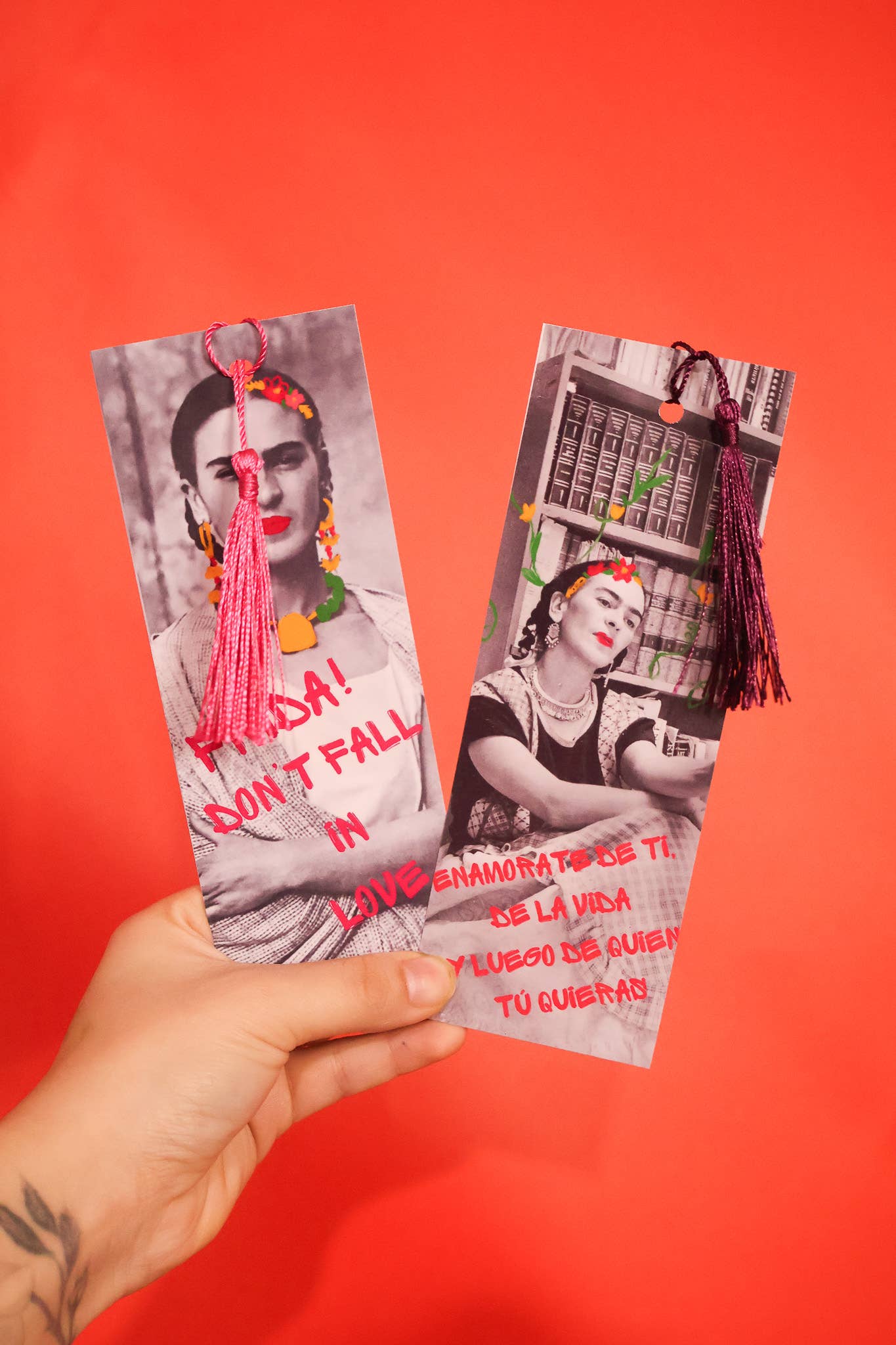 Gaec Studio - Wholesale Bookmark - Frida Kahlo Style  Pop Culture Bookmarks1