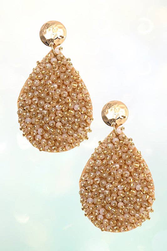 Andrea Bijoux - Wholesale Dangle Earrings - WIRE BEAD CLUSTER TEARDROP EARRING0