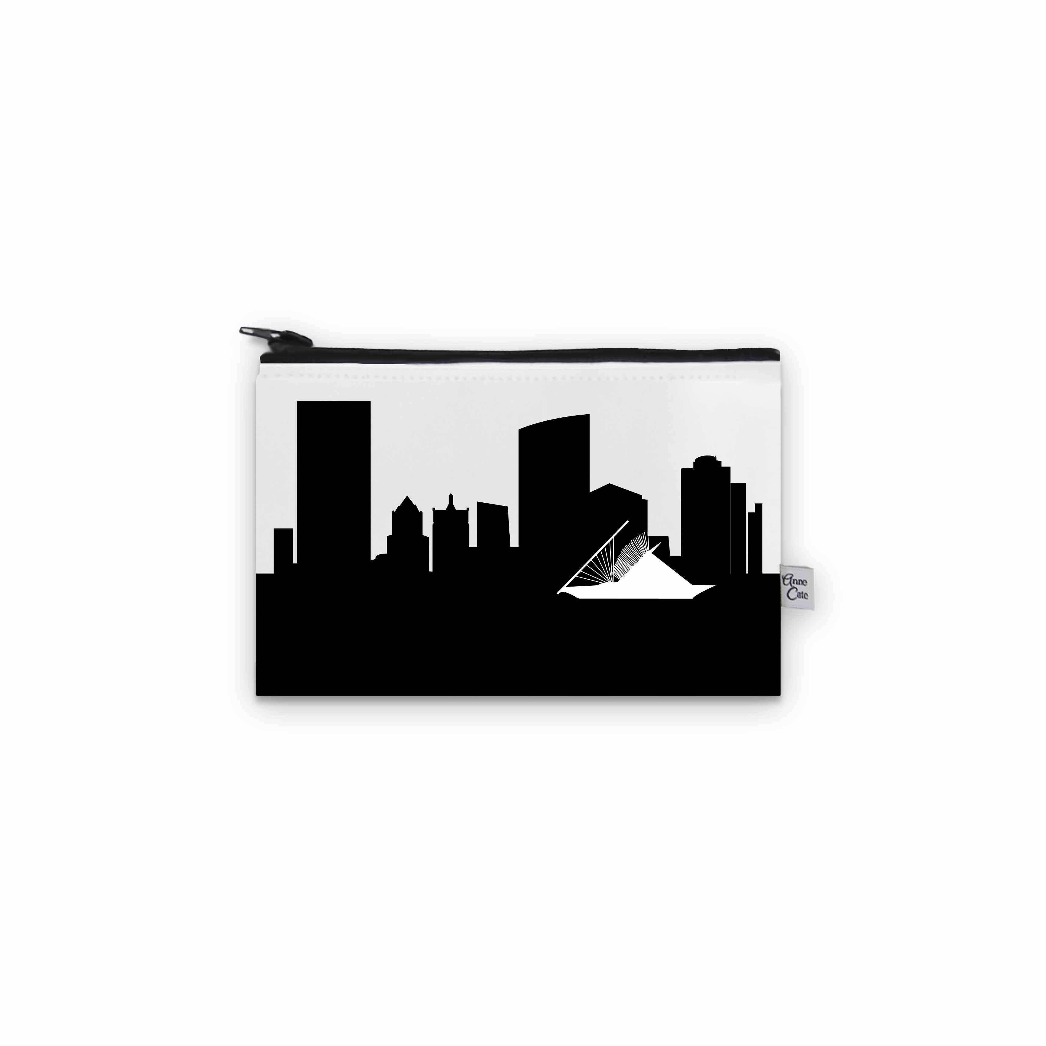 Anne Cate - Wholesale Coin Purse - Women's - Skyline Canvas Mini Purse43