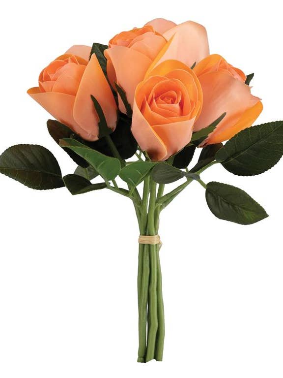 Rose Bundle X6 11" Coral for wholesale by Select Artificials, Inc.