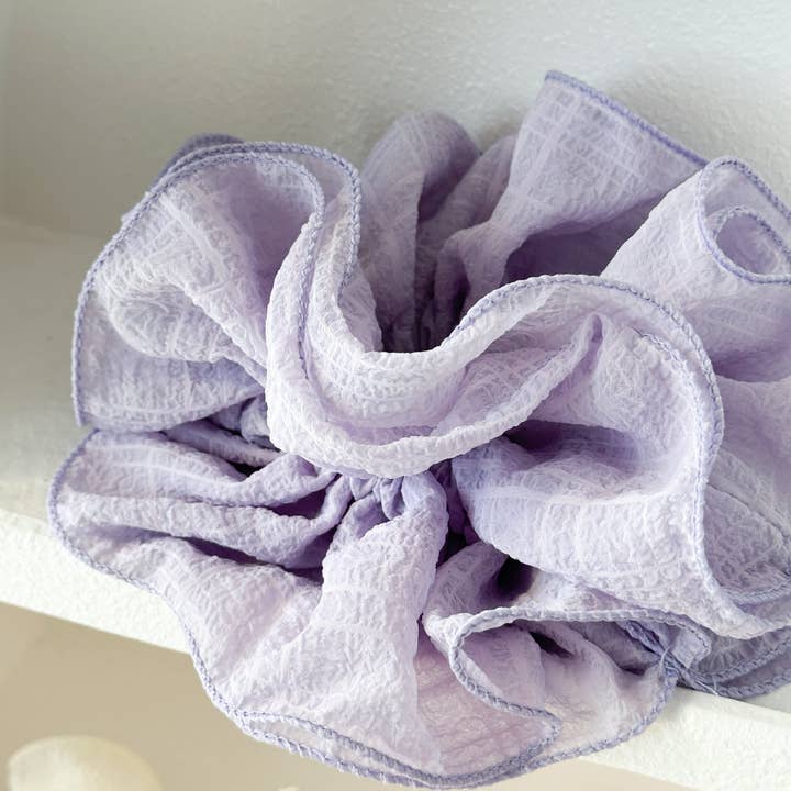 WEST AUSSIE SUPPLIES - Wholesale Scrunchie - Women's - GIFTY - Solid Color Ruffled Scrunchie (4-Layer Design)8