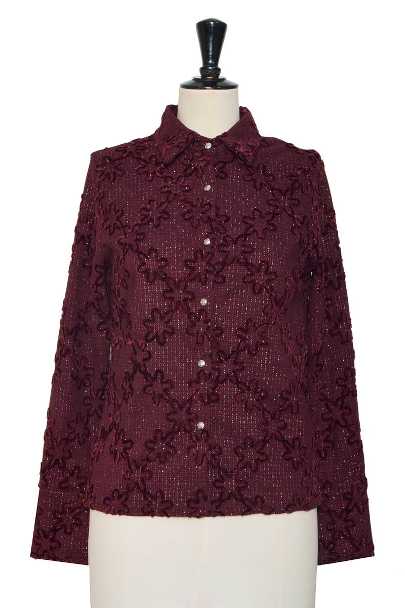 ELLI WHITE - Wholesale Blouse - Women's - Embroidered floral blouse10