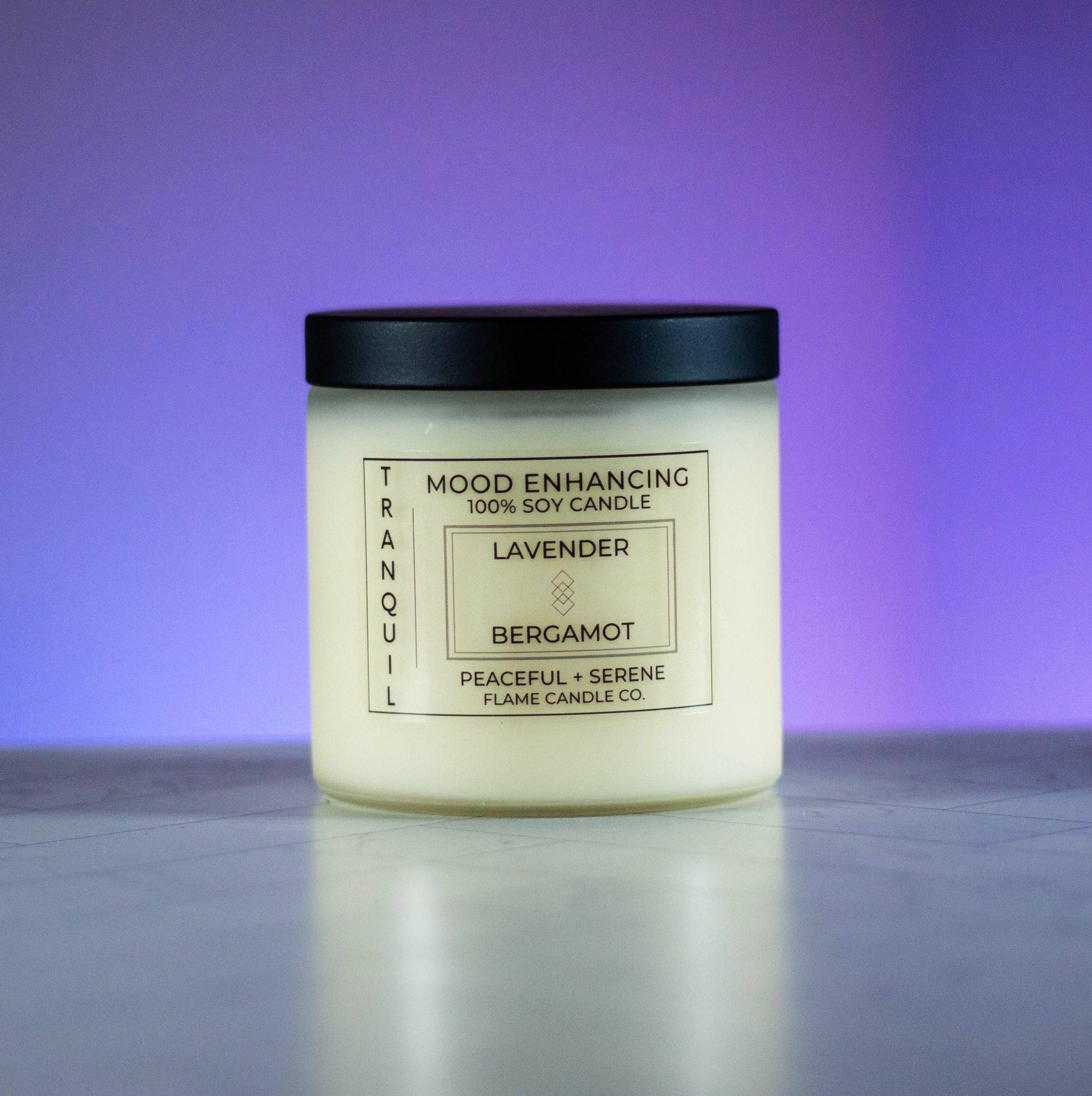 Flame Candle Company - Wholesale Jar/Filled Candle - Tranquil - Lavender + Bergamot4
