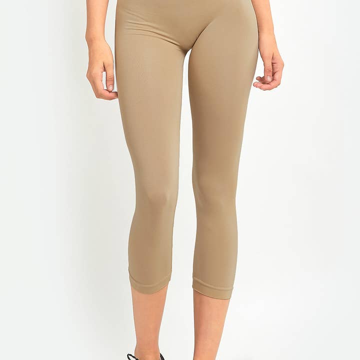 MOPAS LEGGINGS CAPRI DE NYLON PARA MULHERES (EX004) por atacado de IWT Brands