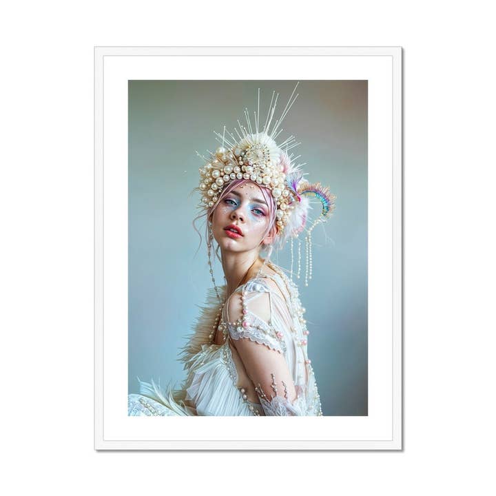 Pearl Enchantment Framed & Mounted Print for wholesale by Pixel Gallery