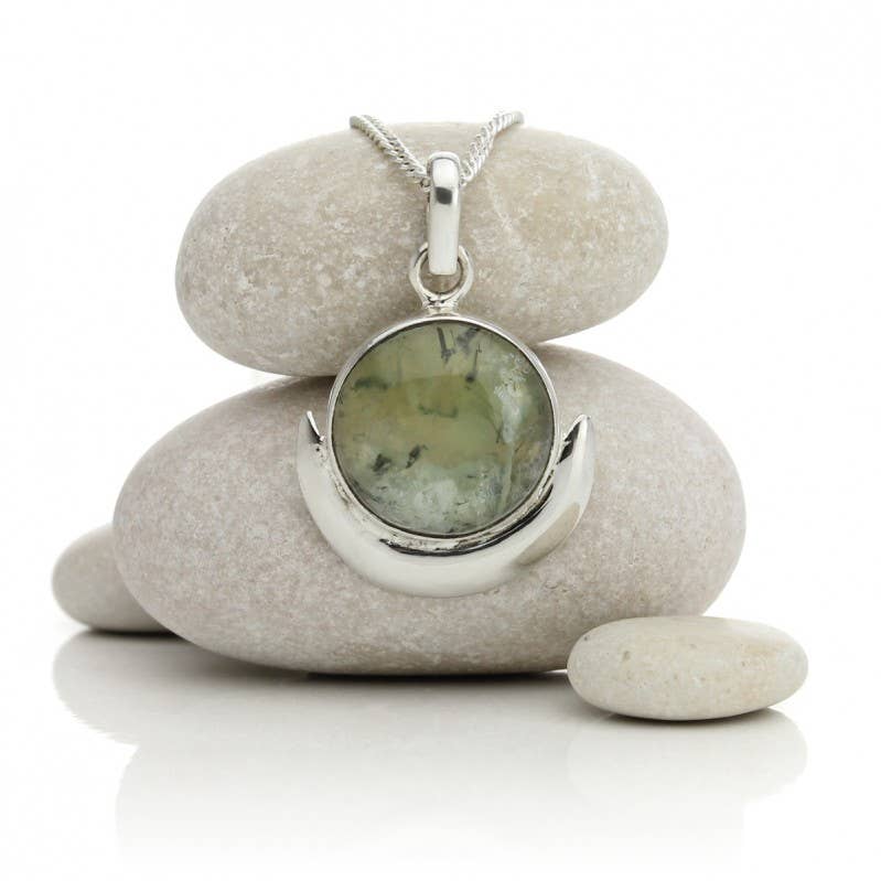 UniArt - Wholesale Pendant/Charm Necklace - Chandra Pendant, Gems and Silver 9250