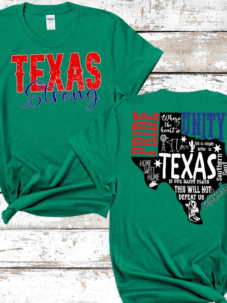 T-shirt de secours pour les inondations au Texas – 100 % des recettes sont reversées pour la vente par A Blessed Texas Mess Boutique