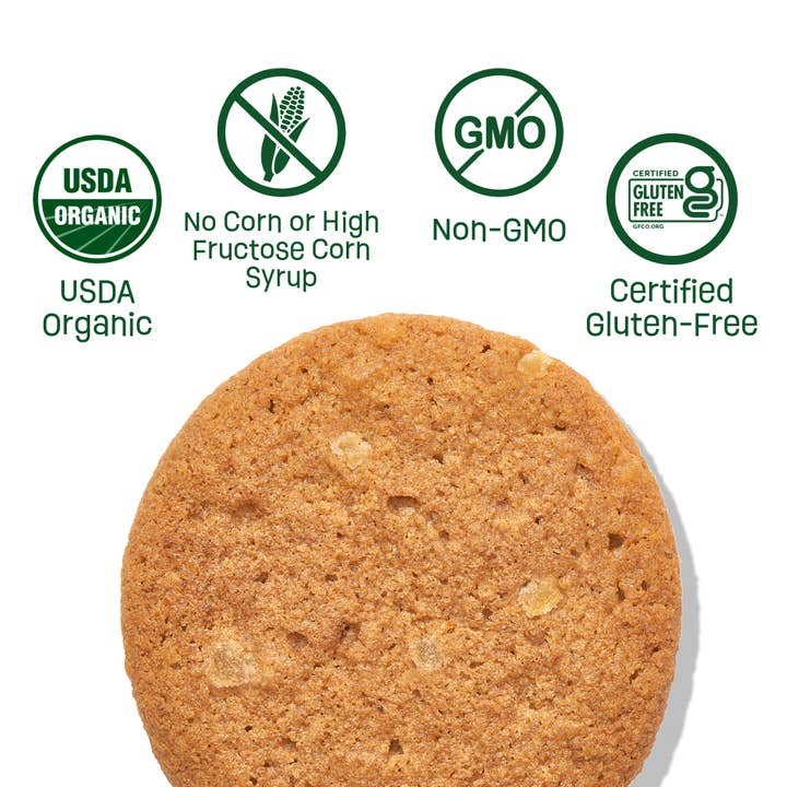 Steve & Andy's Organics - Wholesale Cookie - Ginger Snap Cookies3