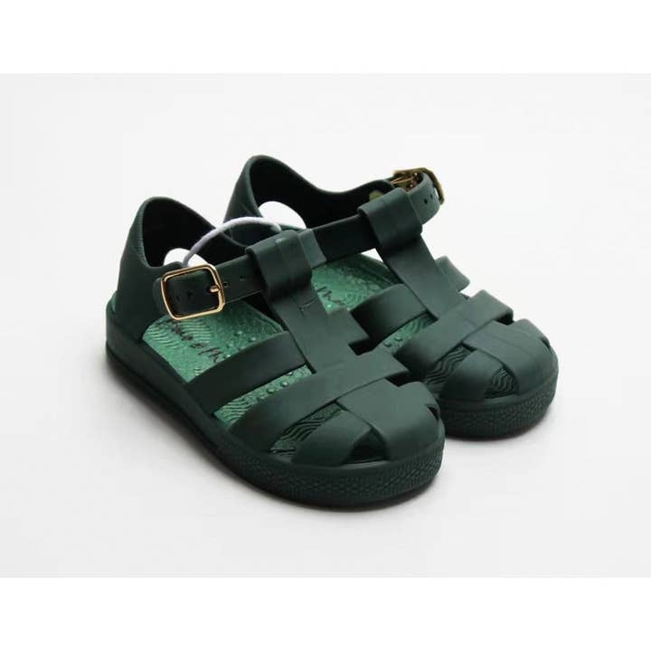 Boho&Mooi – wholesale Sandals – Kids – Gem Green Jelly Welly, Jelly Kids Sandal Size 19-24