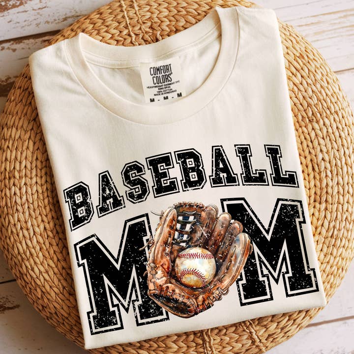 GRUNGY MOM BASEBALL DTF TRANSFER for wholesale by Remi Lee Transfers