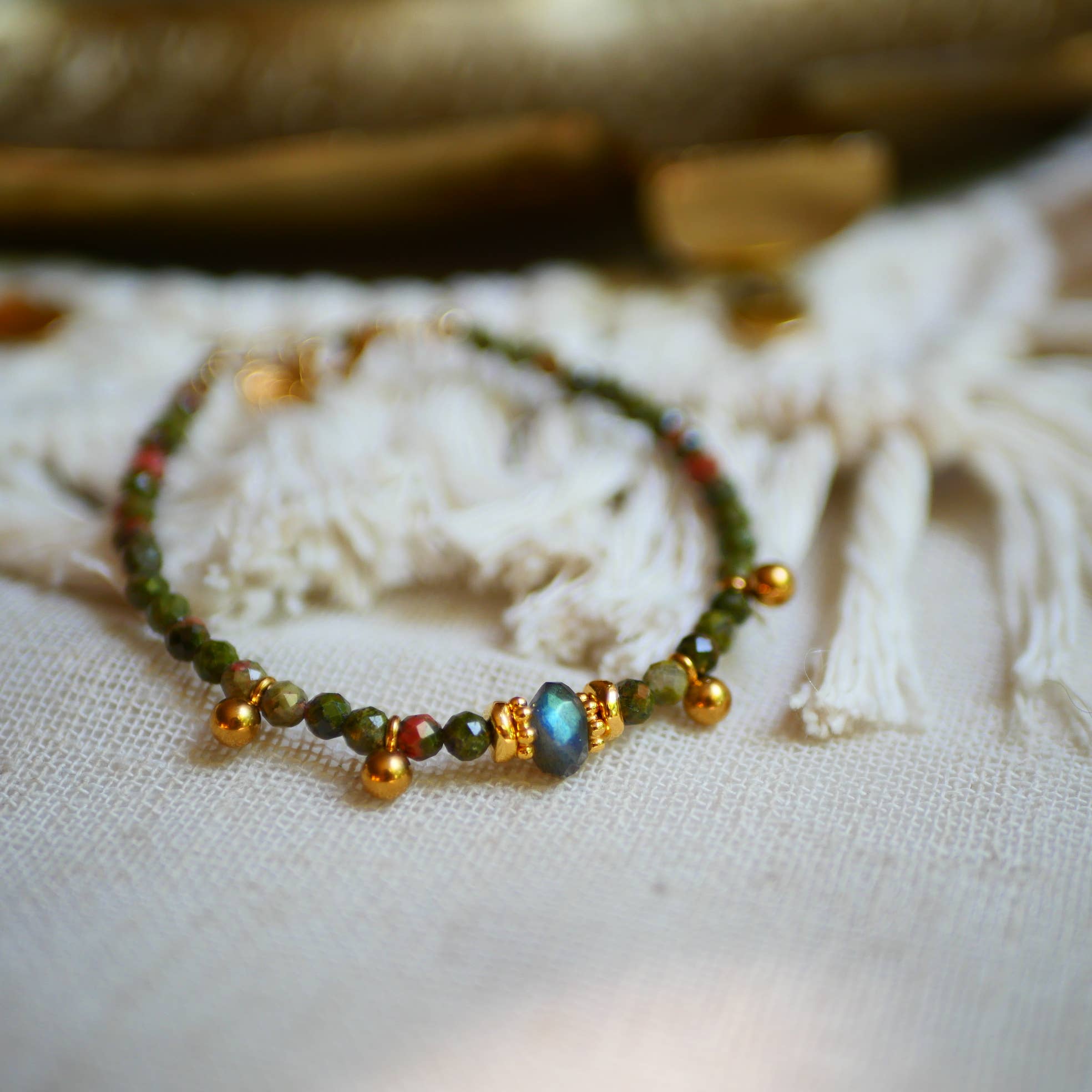 GINANDGER - Wholesale Beaded Bracelet - ANUBHAV BRACELET CHOICE OF STONES2