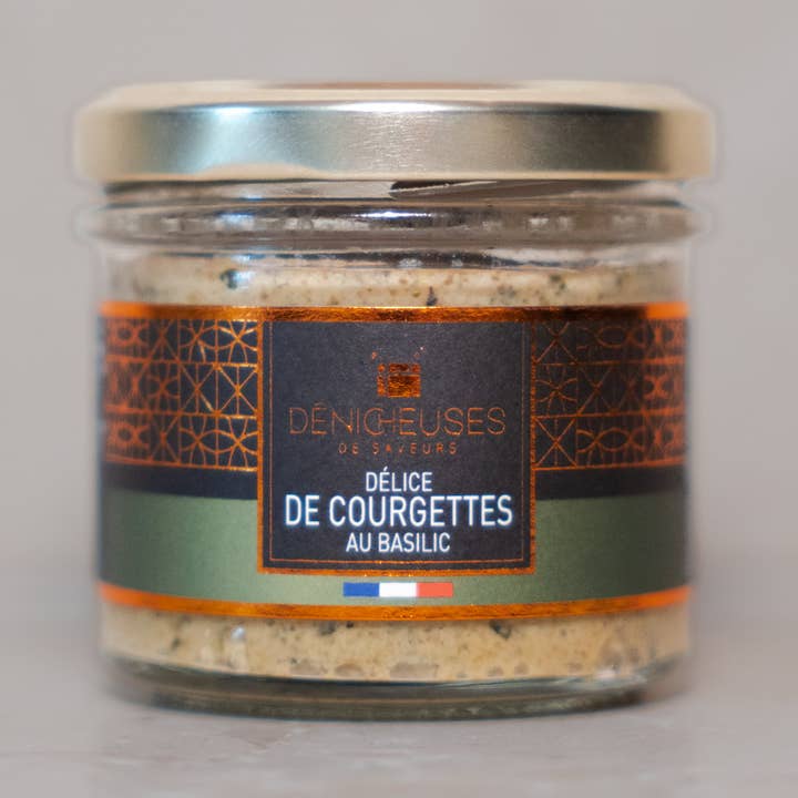 Courgette-delicatesse met basilicum voor wholesale door Dénicheuses de Saveurs