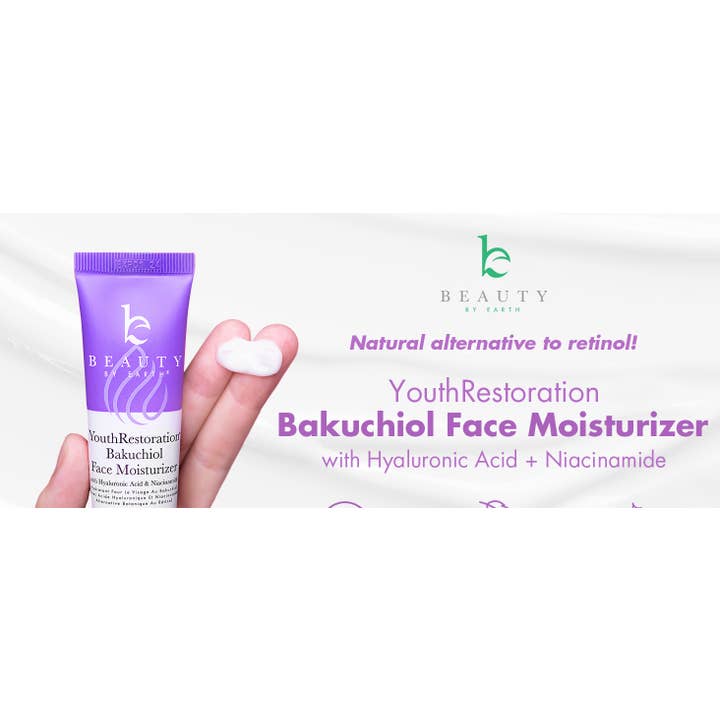 Beauty By Earth - Wholesale Facial Moisturizer - YouthRestoration Bakuchiol Face Moisturizer 1.52oz7
