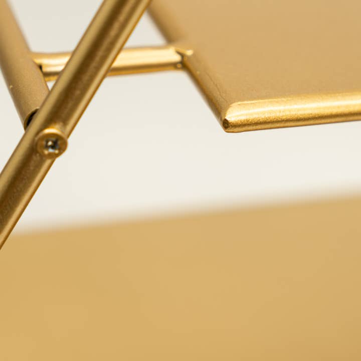 Portofino International Trading, USA - Vente Présentoirs à gâteaux - Présentoir à dessert à 3 niveaux en métal hexagonal - Doré6