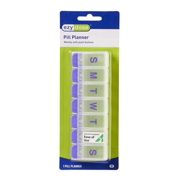 Apothecary Products LLC - Wholesale Pill Organizer - Ezy Dose® Push Button Weekly Pill Organizer