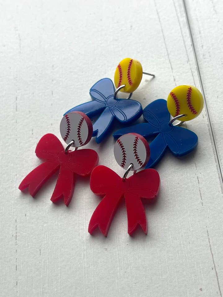 Bow Earrings for wholesale by Sweet Home Creative Co.
