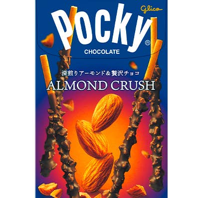 Pocky Almond Crush Biscuit Stick 46g (Japan) for wholesale by Global Bite Co