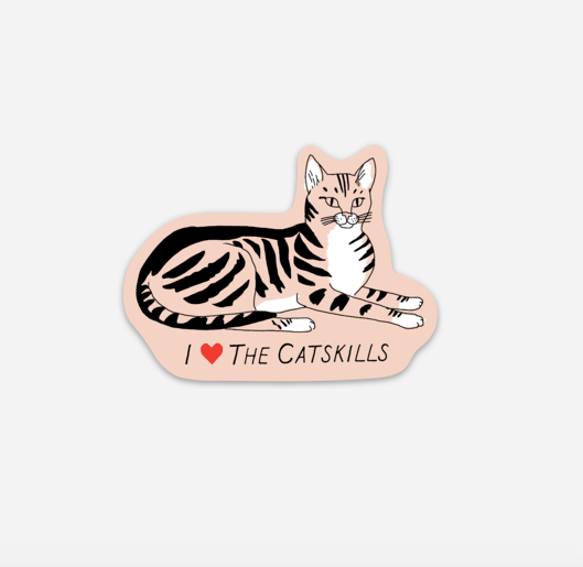 Hartland Cards - Wholesale Sticker - Sticker / I love the Catskills / Peach1