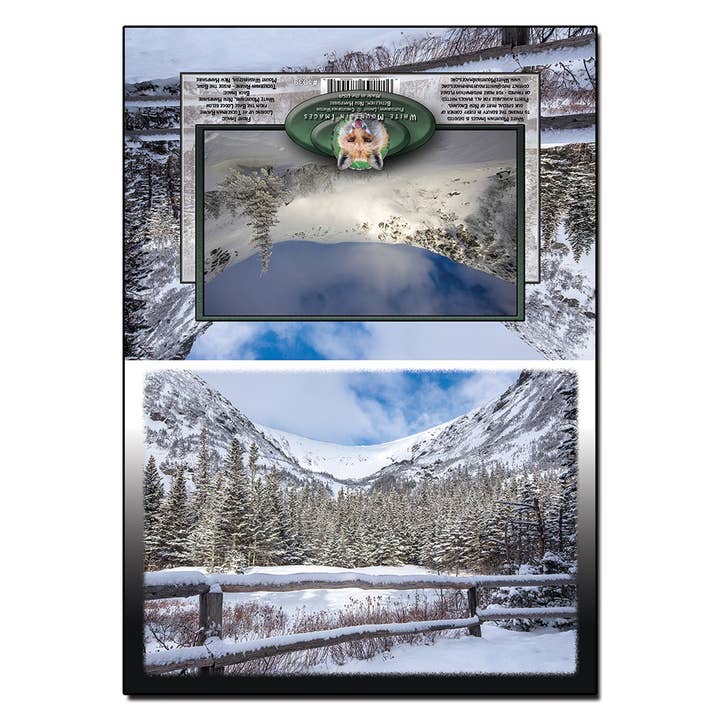 #1039 Cartão de anotações Tuckerman Ravine por atacado de White Mountain Images