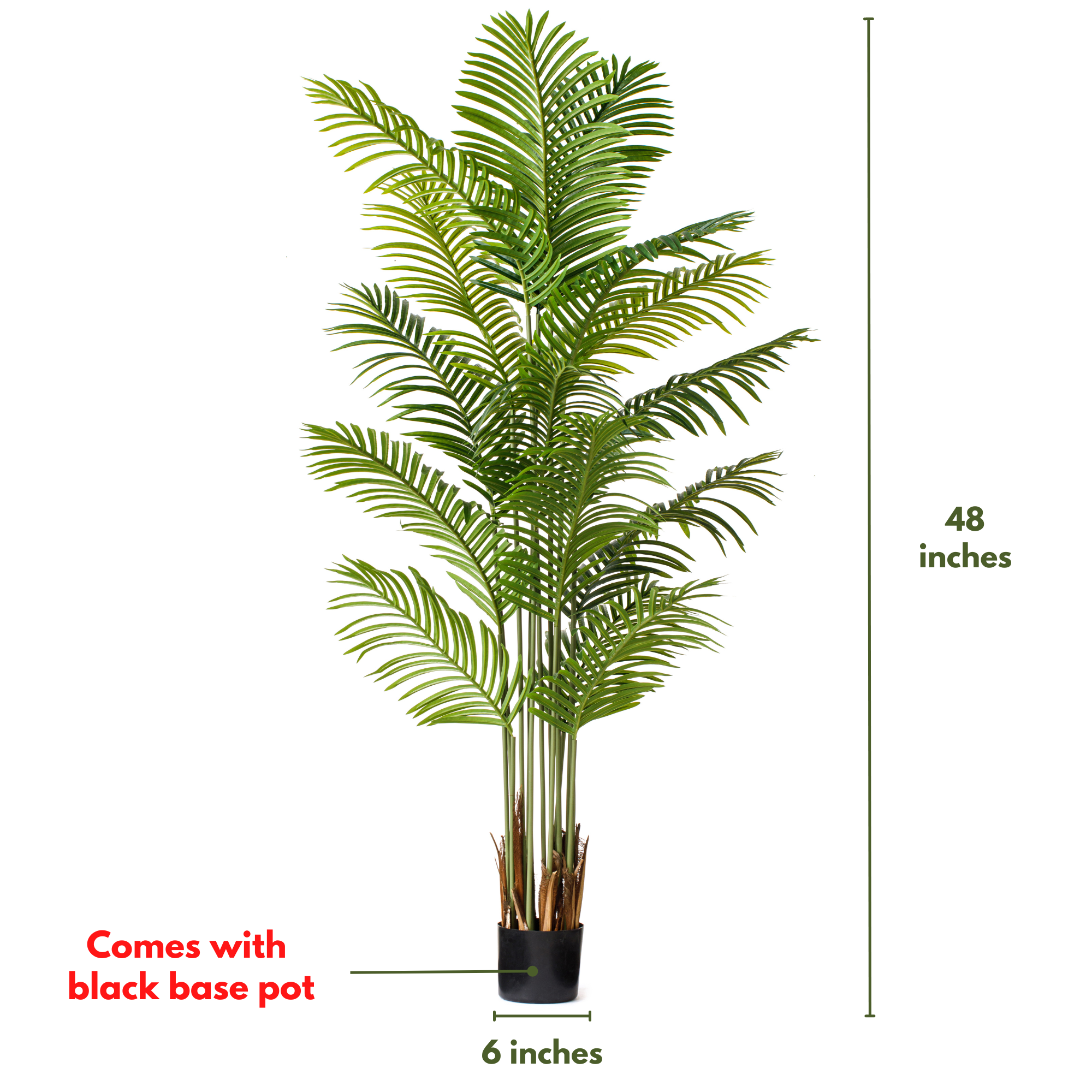 Forever Leaf - Wholesale Artificial Plant - 48" Artificial Palm Tree in Pot2
