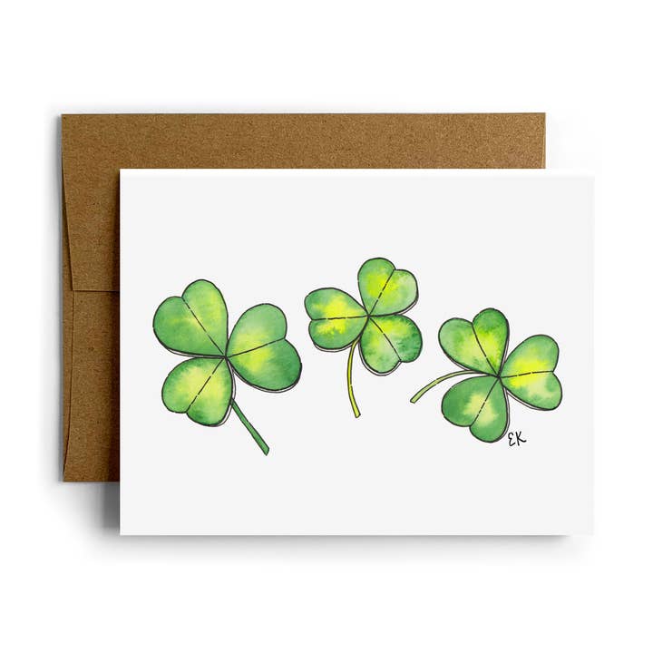 Coffret Trois Trèfles pour la vente par Eileen Graphics