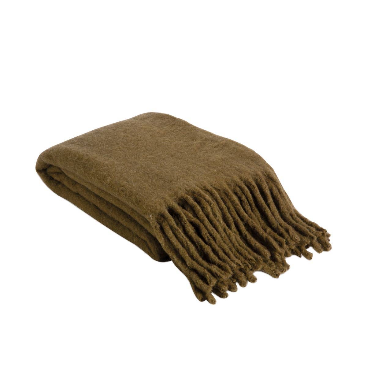 Andrea House - Wholesale Throw Blanket - Green wool blanket for sofa4