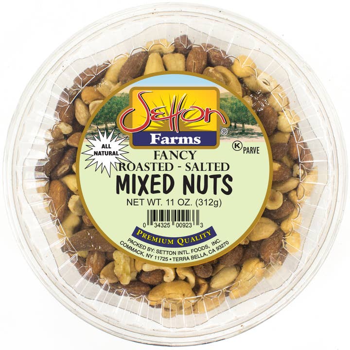 Setton Farms Fancy Mixed Nuts Salted 11 Oz. for wholesale by Setton Pistachio of Terra Bella