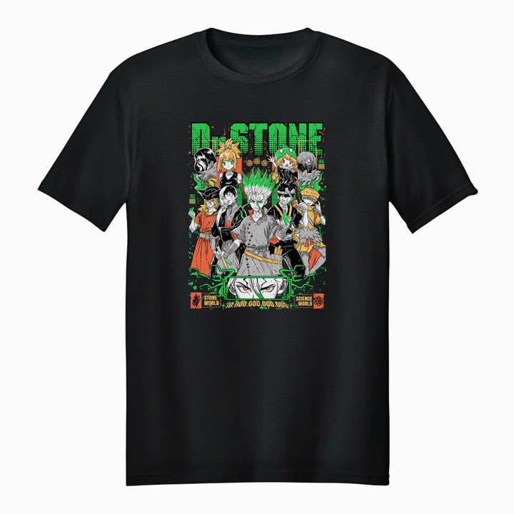 Camiseta Unisex para Adultos Dr. Stone Science World Lineup para venta al por mayor de Fundom