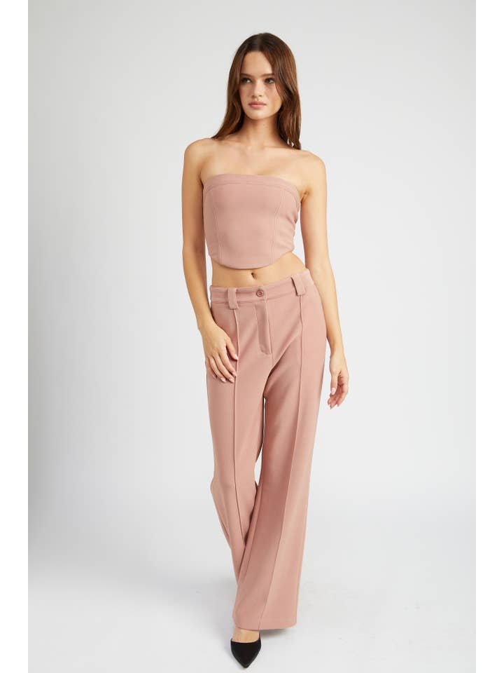 TERRACOTTA TOP A TUBO CON LACCI SUL RETRO in vendita all'ingrosso su Faire1