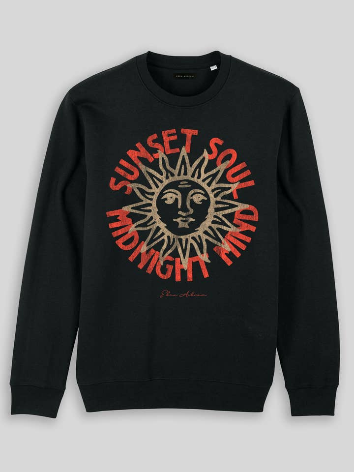Sunset Soul - Midnight Mind Iconic Sweatshirt for wholesale by Eden Ashram