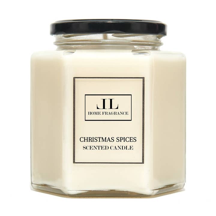 Christmas Spices Scented Candle for wholesale by Lindsay Lucas Candles
