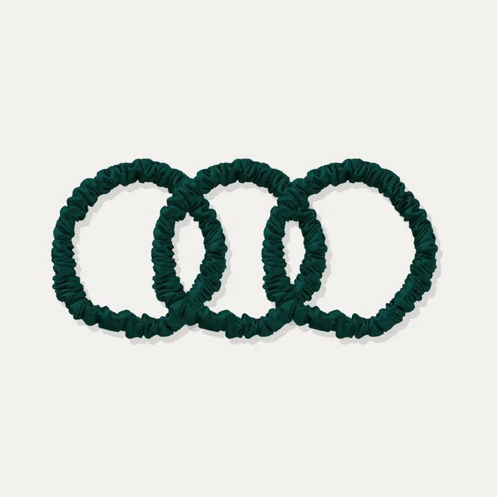 Conjunto de Coleteros de Seda Finos - Esmeralda para venta al por mayor de SilkSleek®