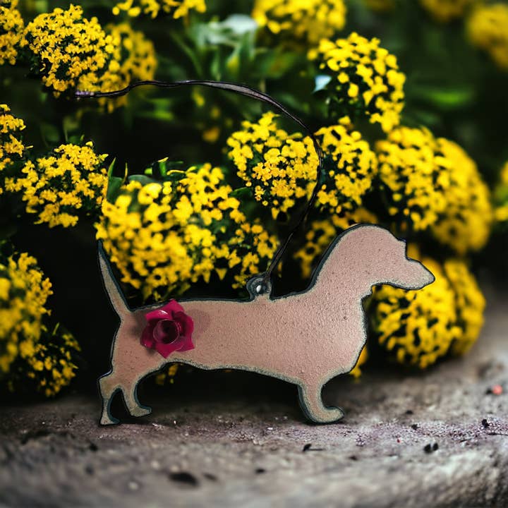 Iron Jewel - Wholesale Ornament - Dachshund ornament Christmas Pet Gifts recycled metals USA