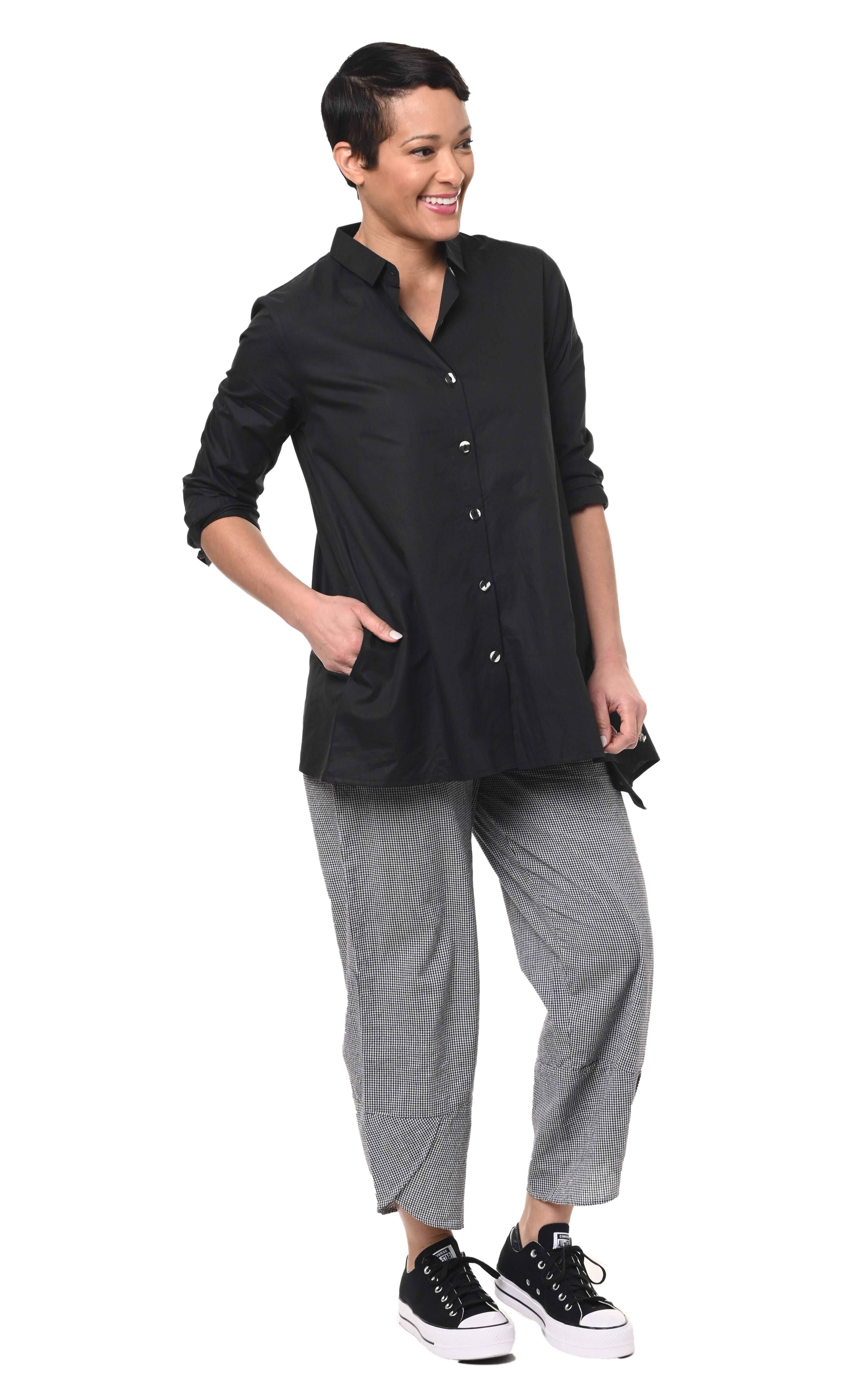 Tulip Clothing - Wholesale Pants - Women's - CV323 Ariana Pant in Noir Check*3