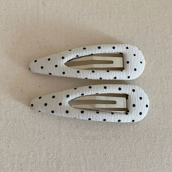 ACCITY - Wholesale Hair Clip - Women's - Red Polka Dot BB Clip Cute Side Bangs Clip_CWAHA080781