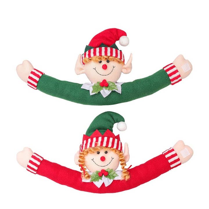 Ekartini - Wholesale Christmas decoration - Cartoon Elf Doll Curtain Holder Christmas Home Decoration5