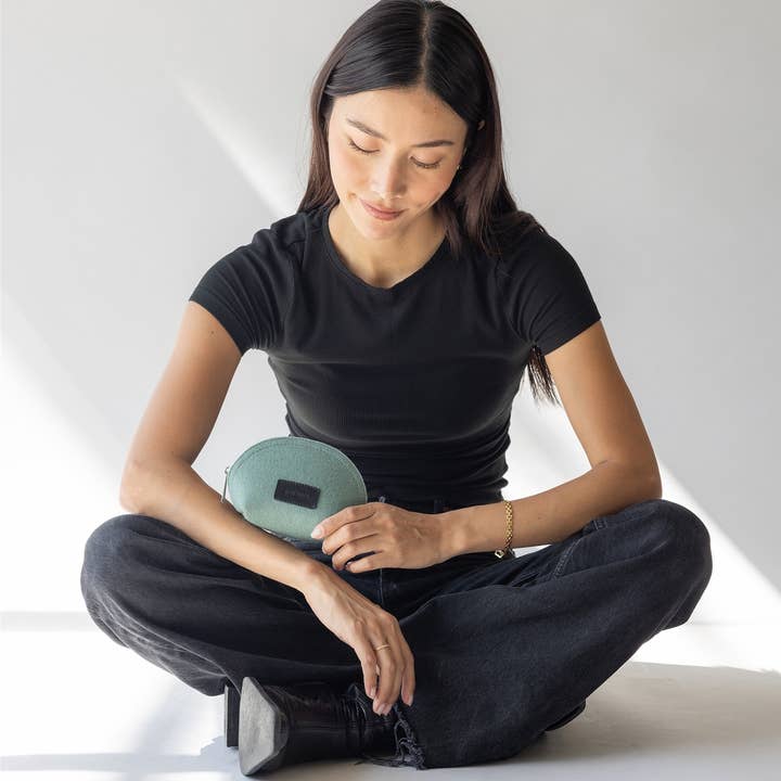 Graf Lantz - Wholesale Pouch - Women's - Pochi Merino Wool Small Pouch Spruce3